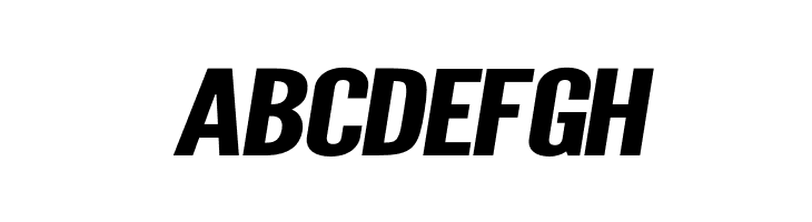 Warsaw Gothic SuperExtended Oblique  Free Fonts Download