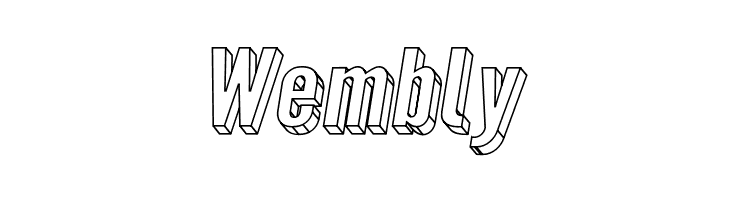 Warsaw Gothic Extended 3D Oblique  Free Fonts Download