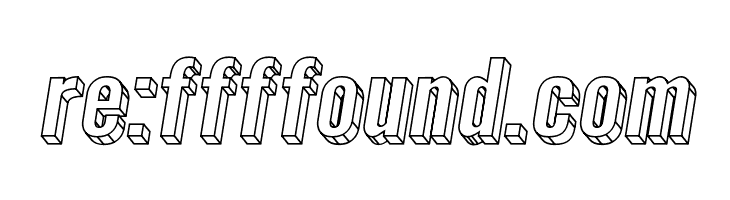 Warsaw Gothic Extended 3D Oblique  Free Fonts Download