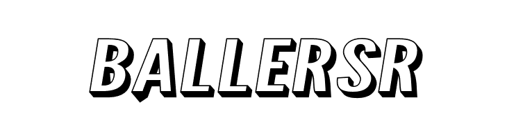 Warsaw Gothic SuperExtended Shadow Oblique  Free Fonts Download