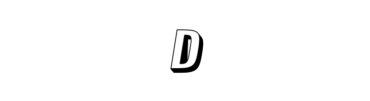 Warsaw Gothic SuperExtended Shadow Oblique  Free Fonts Download