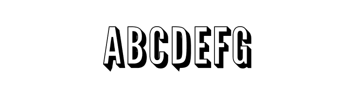 Warsaw Gothic Shadow  Free Fonts Download