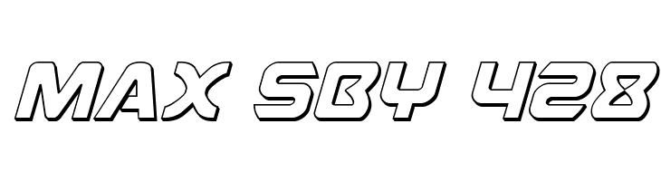 USAngel 3D Italic  Free Fonts Download