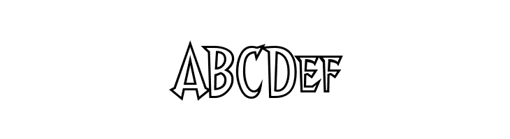 Walshes Outline  Free Fonts Download