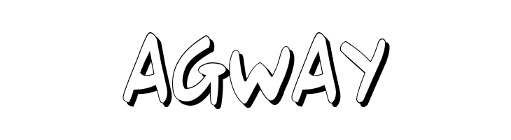 Gort's Fair Hand UprightShadow  Free Fonts Download