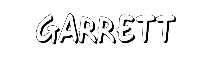 Gort's Fair Hand UprightShadow  Free Fonts Download