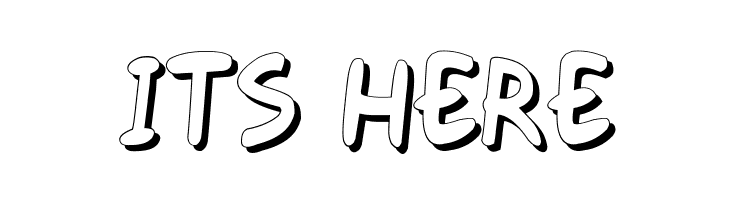 Gort's Fair Hand UprightShadow  Free Fonts Download