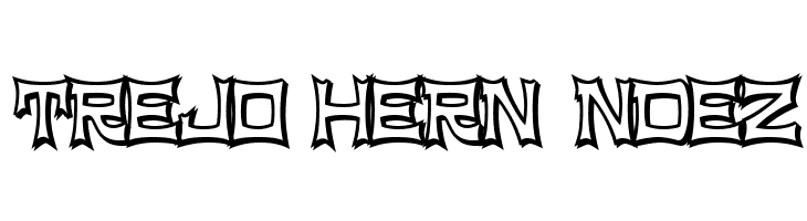 NinjaLine  Free Fonts Download