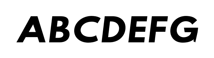 Hussar Bold SuperExtended Oblique One  Free Fonts Download