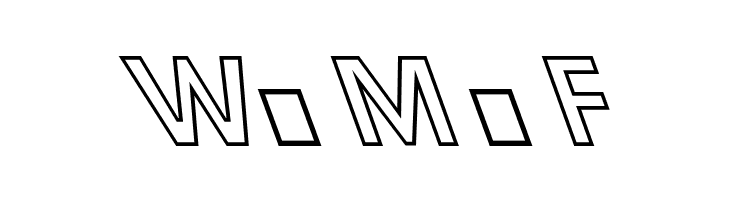 Hussar Simple Ghost OppositeOblique Three  Free Fonts Download