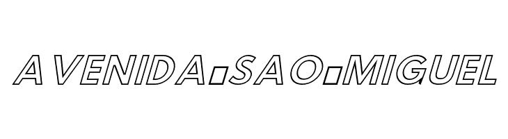 Hussar Simple Extended Ghost Oblique Three  Free Fonts Download