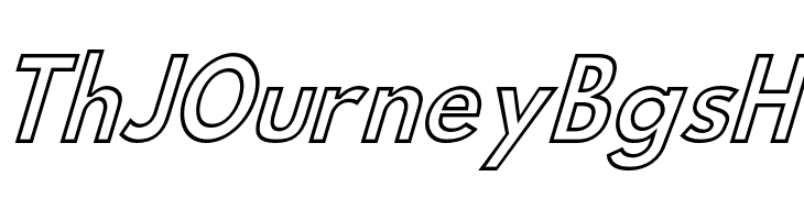 Hussar Simple ExtraCondensed Ghost Oblique Three  Free Fonts Download