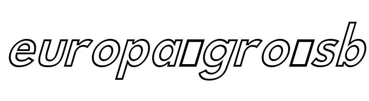Hussar Simple ExtraCondensed Ghost Oblique Three  Free Fonts Download