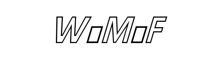 Hussar Simple Condensed Ghost Oblique 3  Free Fonts Download