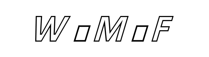 Hussar Simple Ghost Oblique Three  Free Fonts Download