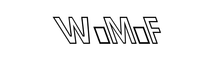 Hussar Simple ExtraCondensed Ghost OppositeOblique Three  Free Fonts Download