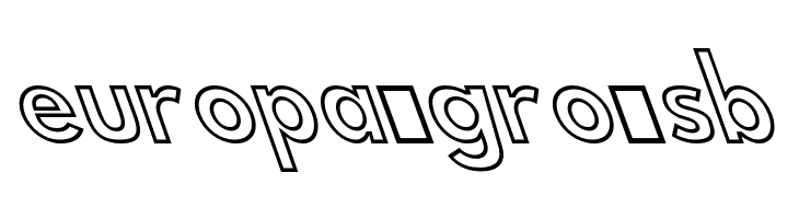 Hussar Simple ExtraCondensed Ghost OppositeOblique Three  Free Fonts Download