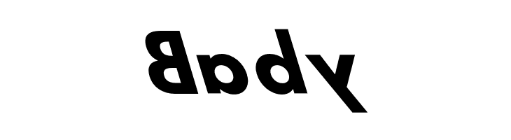 Hussar Bold Reversed Oblique Three  Free Fonts Download