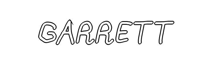 Mew? Outline Italic  Free Fonts Download