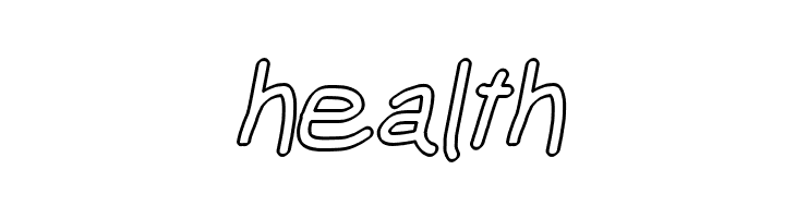 Mew? Outline Italic  Free Fonts Download