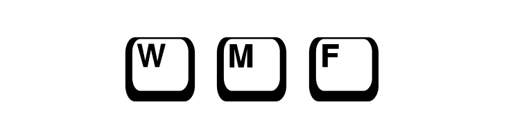 Key-Top  Free Fonts Download