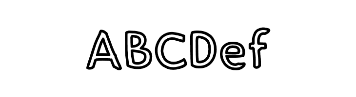 Hussar Pisanka Outline  Free Fonts Download