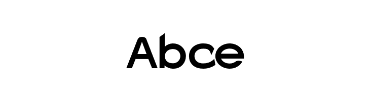 Abce Charger ExtraBold Font