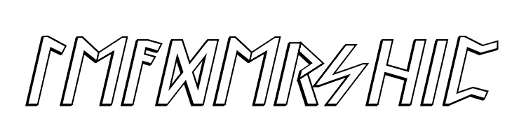 Stormning Raw Outline Oblique  Free Fonts Download