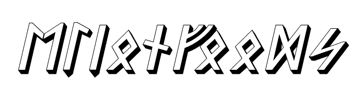 Stormning Asgard Oblique  Free Fonts Download