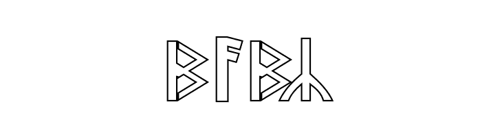 Stormning Outline  Free Fonts Download