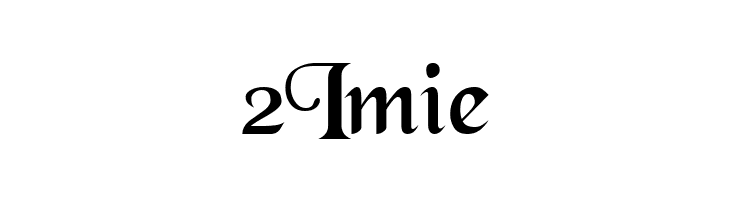 2Imie BlackChancery Font