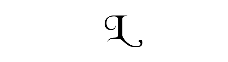 L BlackChancery Font
