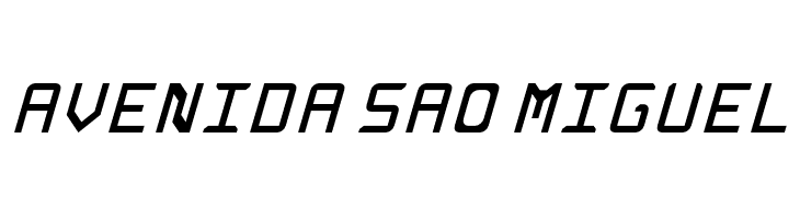 Rabbid Highway Sign Caps Italic  Free Fonts Download