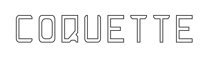 Rabbid Highway Sign Caps Narrow Outline  Free Fonts Download