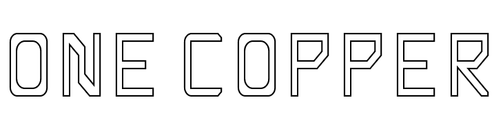 Rabbid Highway Sign Caps Narrow Outline  Free Fonts Download