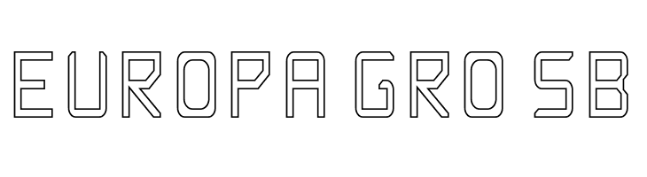 Rabbid Highway Sign Caps Narrow Outline  Free Fonts Download