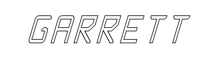 Rabbid Highway Sign Caps Narrow Outline Italic  Free Fonts Download