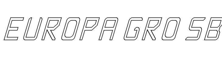 Rabbid Highway Sign Caps Narrow Outline Italic  Free Fonts Download