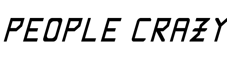 Rabbid Highway Sign Caps Narrow Italic  Free Fonts Download