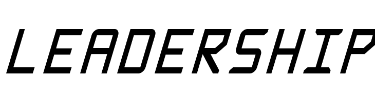 Rabbid Highway Sign Caps Narrow Italic  Free Fonts Download