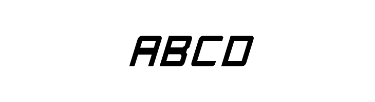 Rabbid Highway Sign Bold Caps Italic  Free Fonts Download
