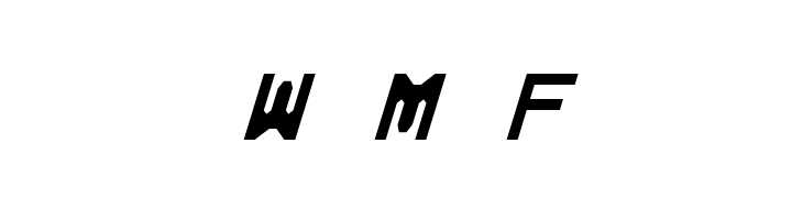 Rabbid Highway Sign Bold Caps Italic  Free Fonts Download