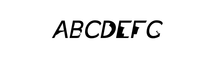 Distorted Sans Oblique  Free Fonts Download