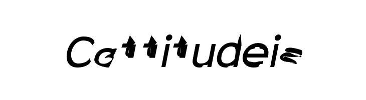 Distorted Sans Oblique  Free Fonts Download