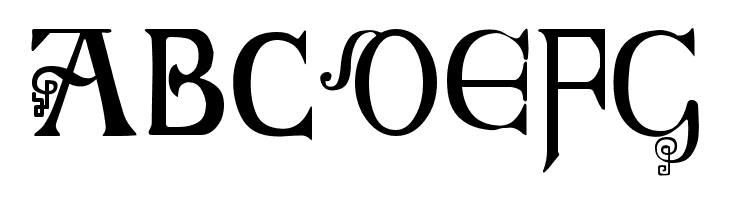 British-Block-Flourish--10th-c-  Free Fonts Download