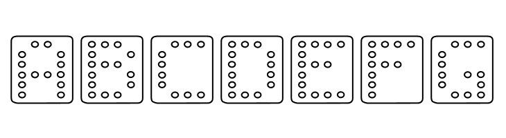 Domino square  Free Fonts Download