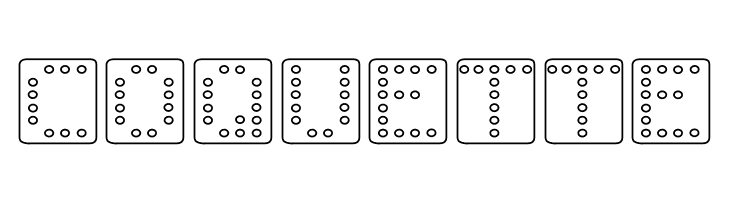 Domino square  Free Fonts Download