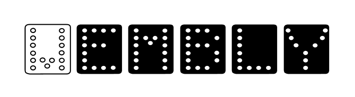 Domino square  Free Fonts Download