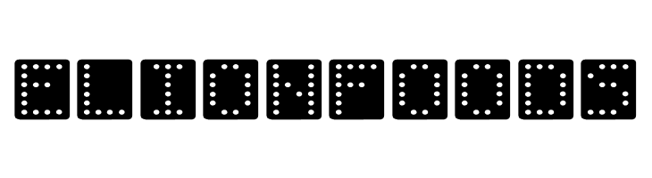 Domino square  Free Fonts Download