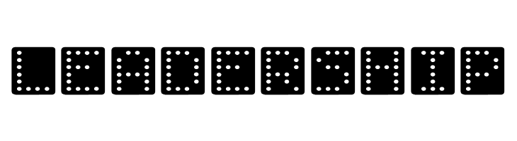 Domino square  Free Fonts Download